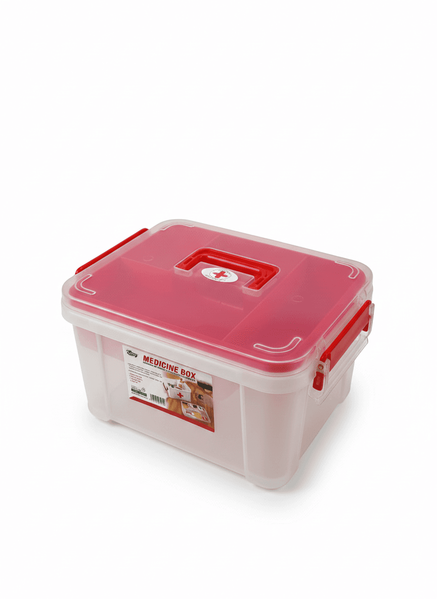 First Aid Box White Large