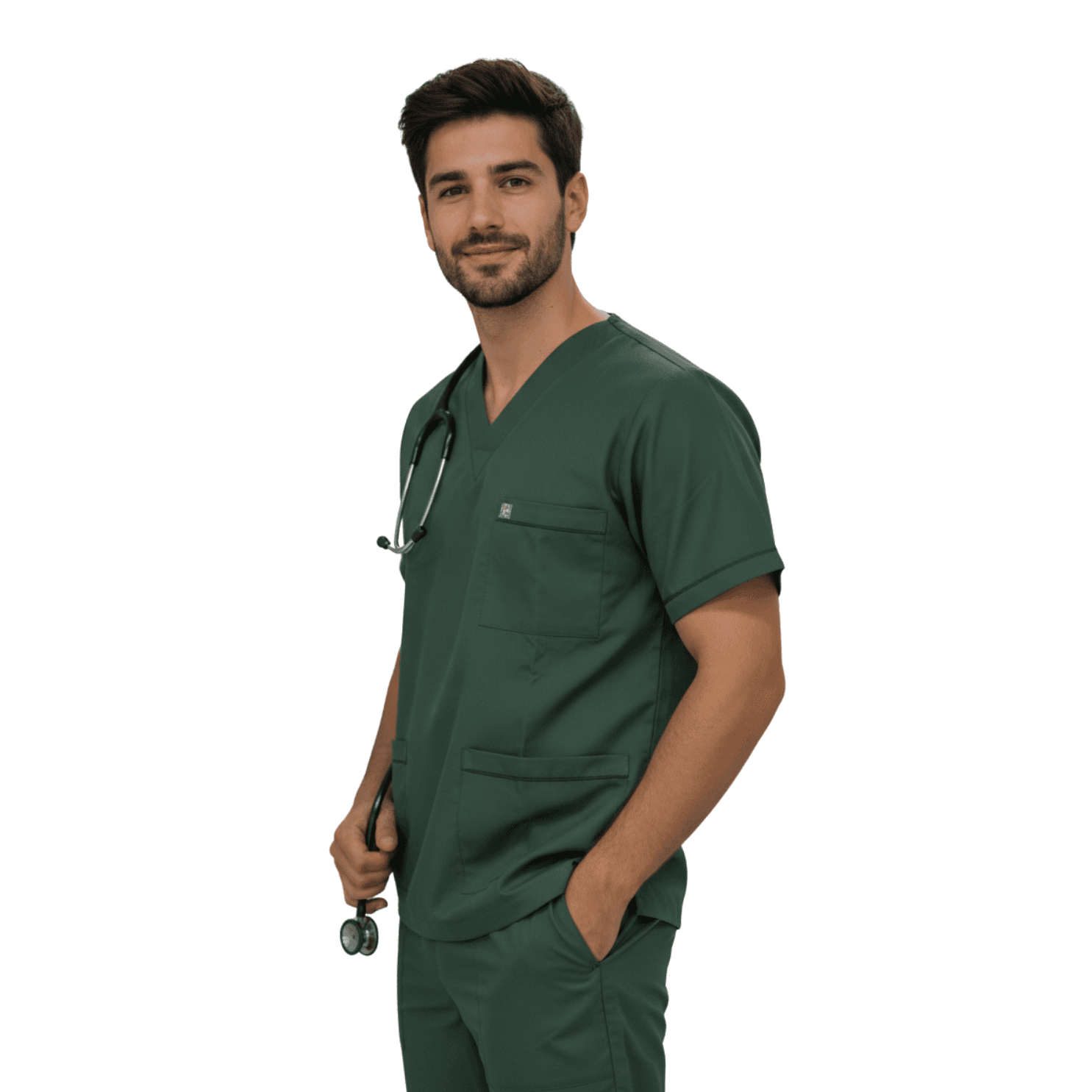 OrbitLite - Cotton Fabric Green Men