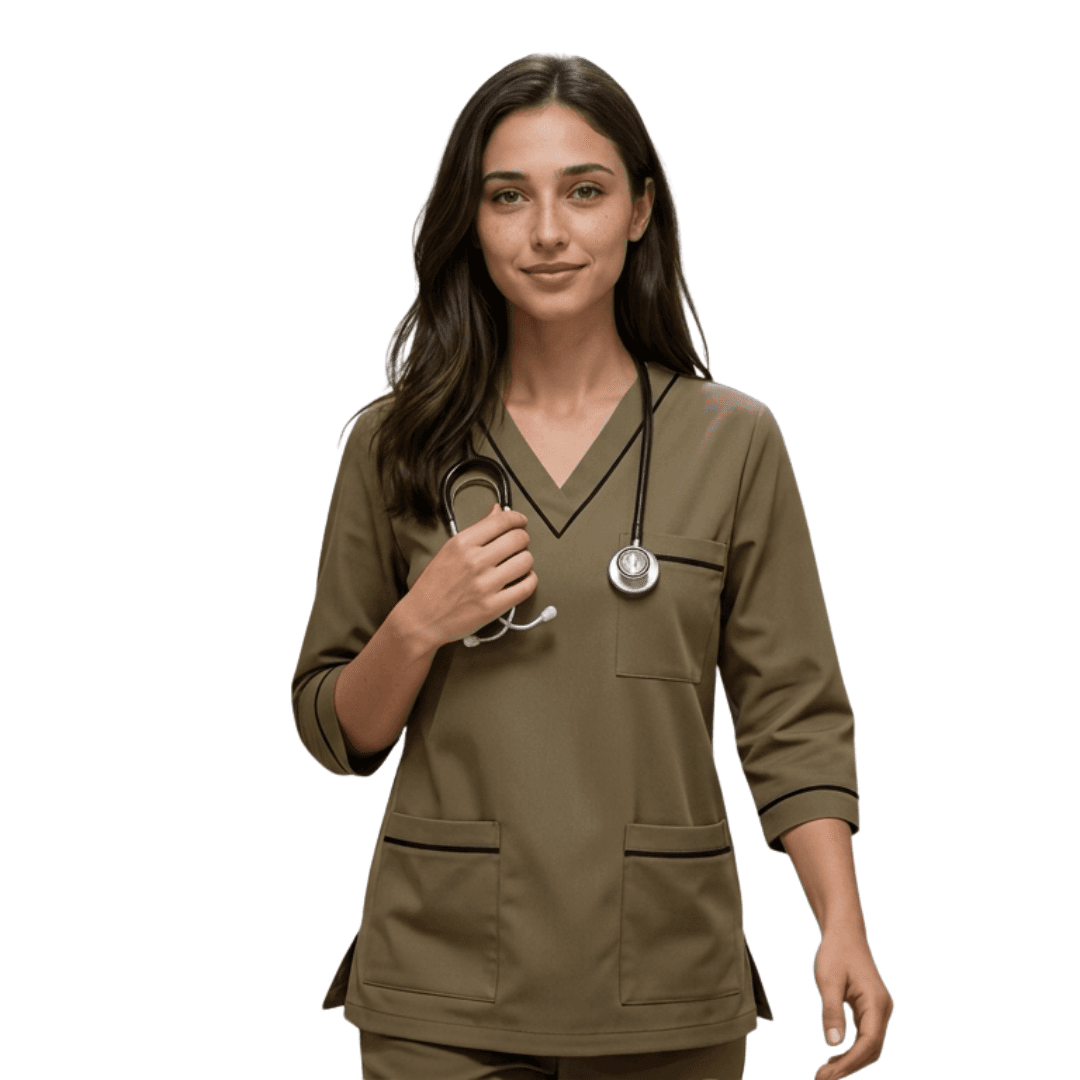 Orbit Lite - Cotton Muted Olive Green